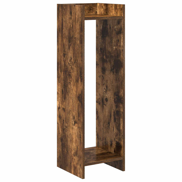 Planteholder 2 pcs Røget Eg 30 x 30 x 100 cm Konstrueret træ