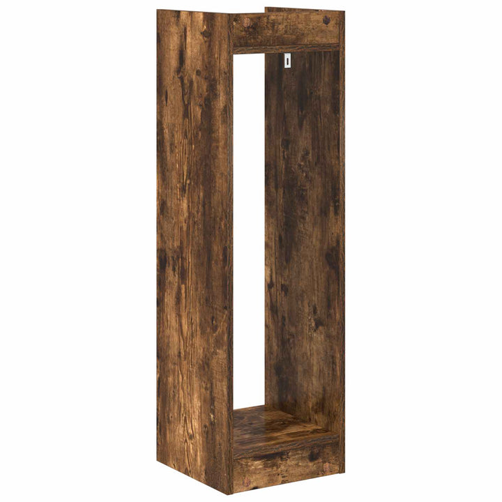 Planteholder 2 pcs Røget Eg 30 x 30 x 100 cm Konstrueret træ