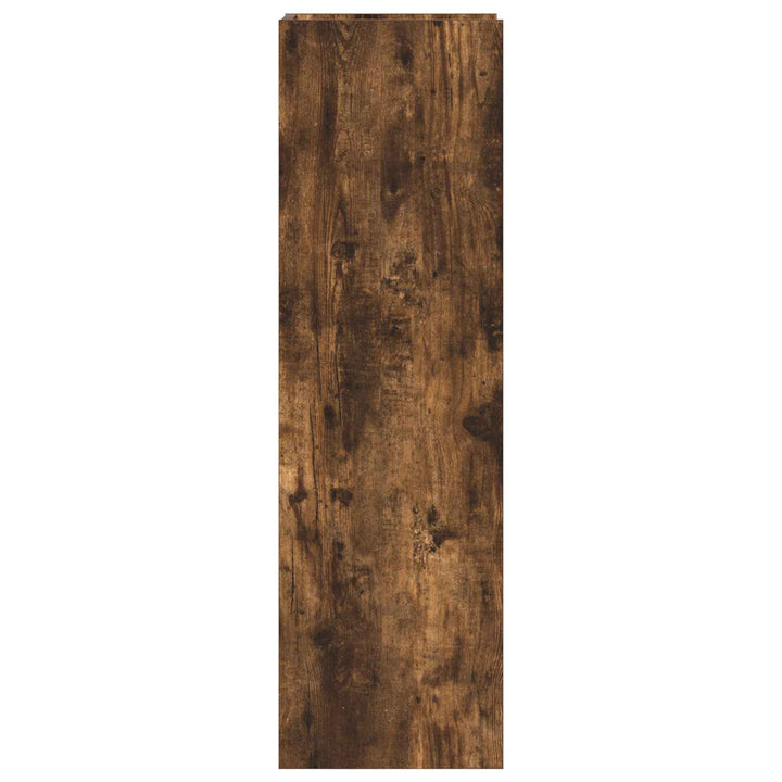 Planteholder 2 pcs Røget Eg 30 x 30 x 100 cm Konstrueret træ