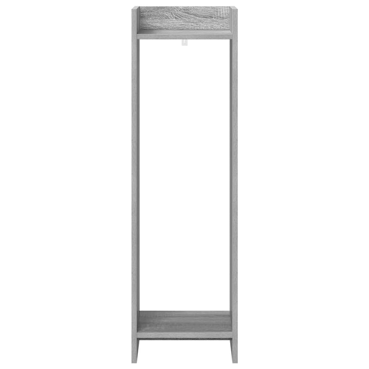 Planteholder Grå Sonoma 30 x 30 x 100 cm Konstrueret træ