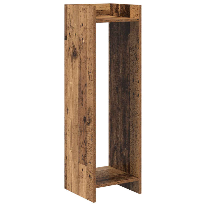 Planteholder Gammelt træ 30 x 30 x 100 cm Konstrueret træ
