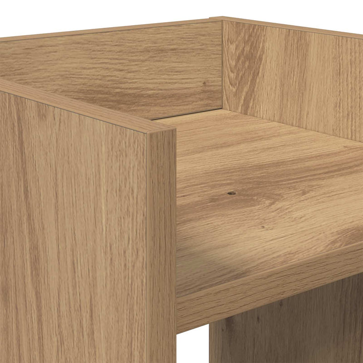 Planteholder Artisan Eg 30 x 30 x 100 cm Konstrueret træ
