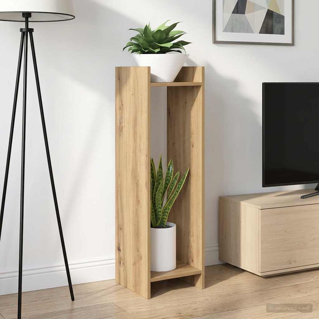 Planteholder 2 stk. Artisan Eg 30 x 30 x 100 cm Konstrueret træ