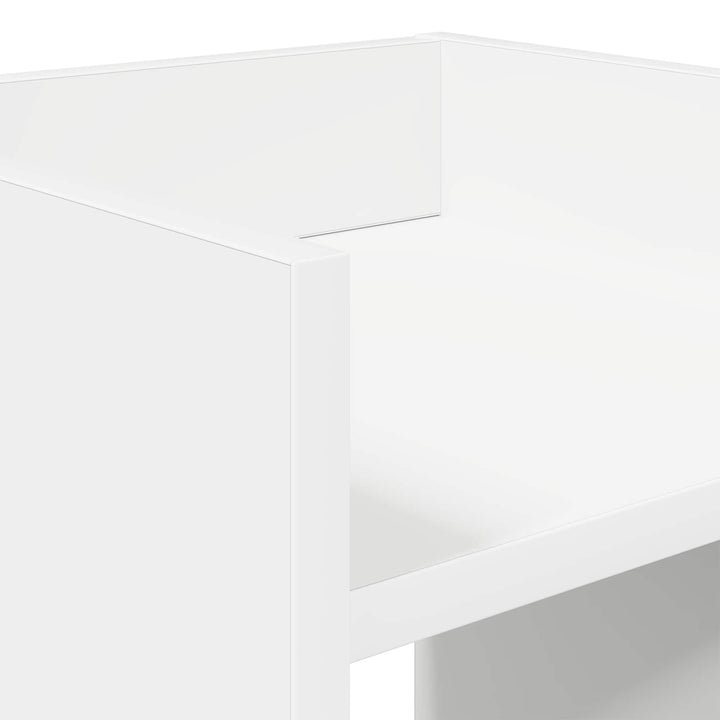 Planteholder Hvid 30 x 30 x 80 cm Konstrueret træ
