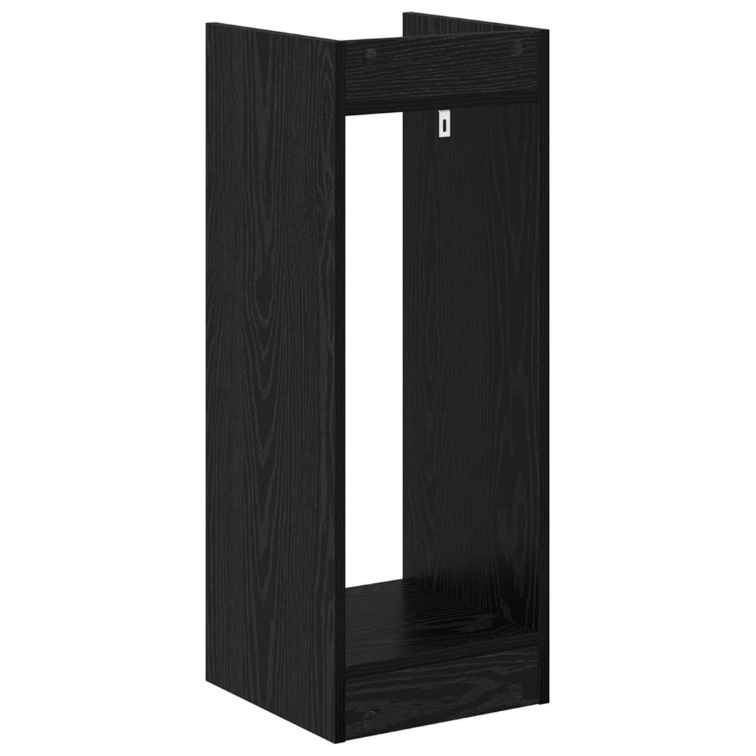 Planteholder 2 stk. Sort eg 30 x 30 x 80 cm Konstrueret træ