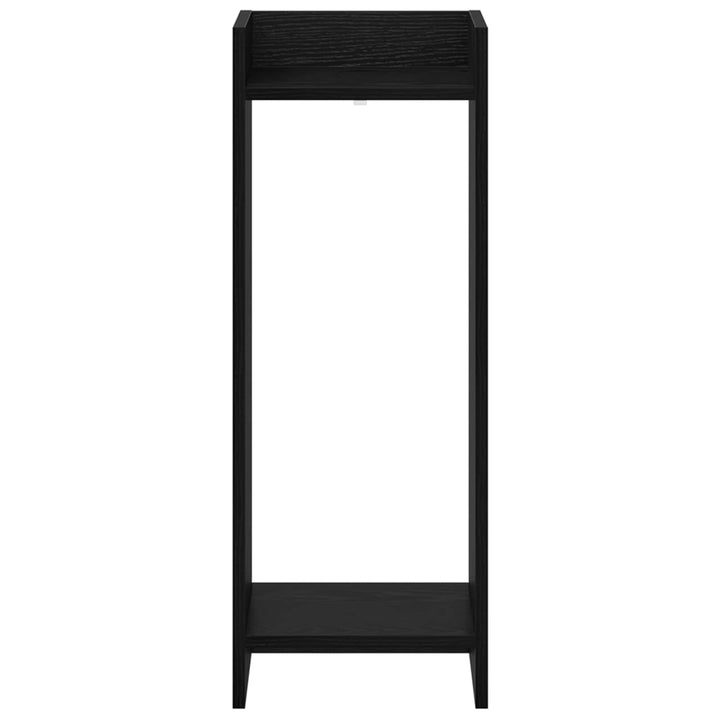 Planteholder 2 stk. Sort eg 30 x 30 x 80 cm Konstrueret træ