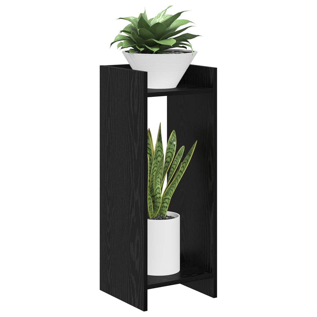 Planteholder 2 stk. Sort eg 30 x 30 x 80 cm Konstrueret træ