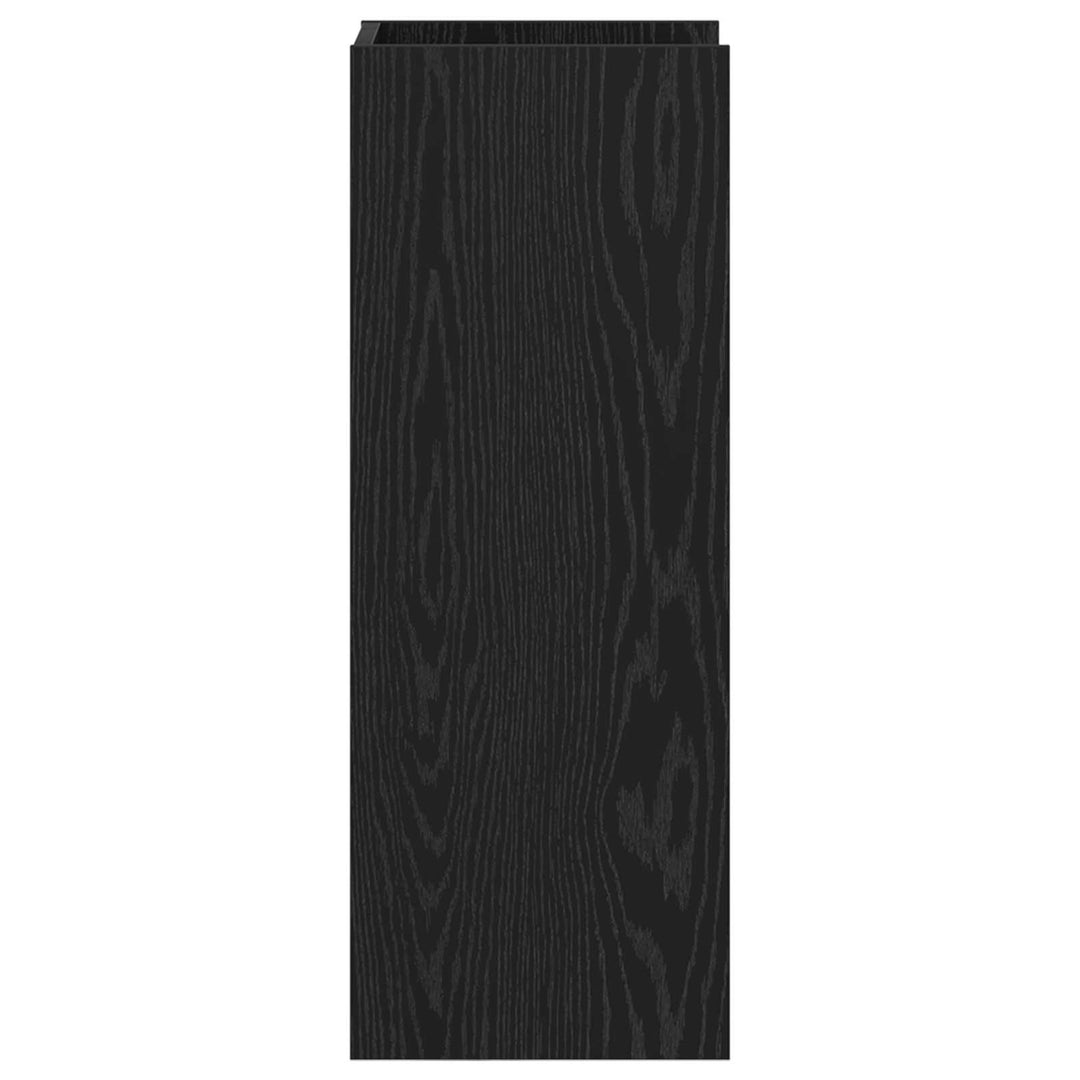 Planteholder 2 stk. Sort eg 30 x 30 x 80 cm Konstrueret træ