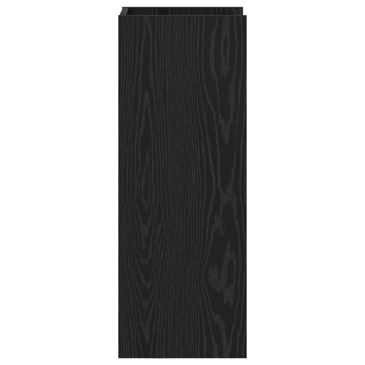 Planteholder 2 stk. Sort eg 30 x 30 x 80 cm Konstrueret træ