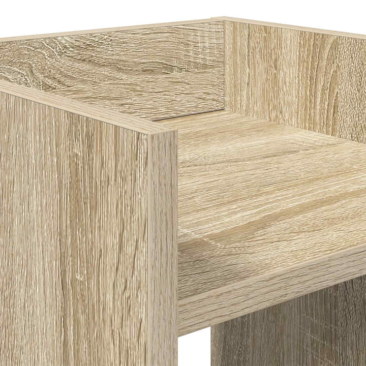 Planteholder Sonoma-eg 30 x 30 x 80 cm Konstrueret træ