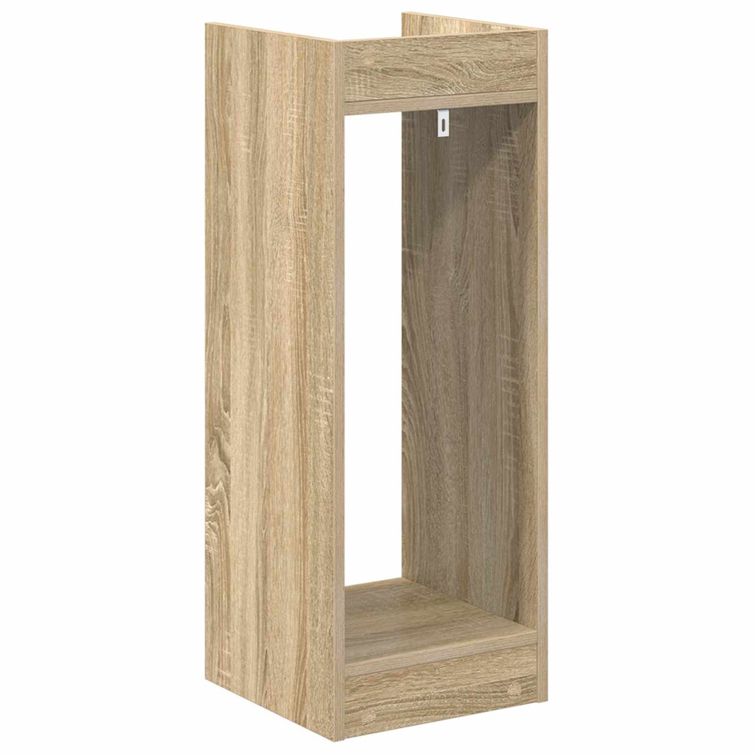 Planteholder Sonoma-eg 30 x 30 x 80 cm Konstrueret træ