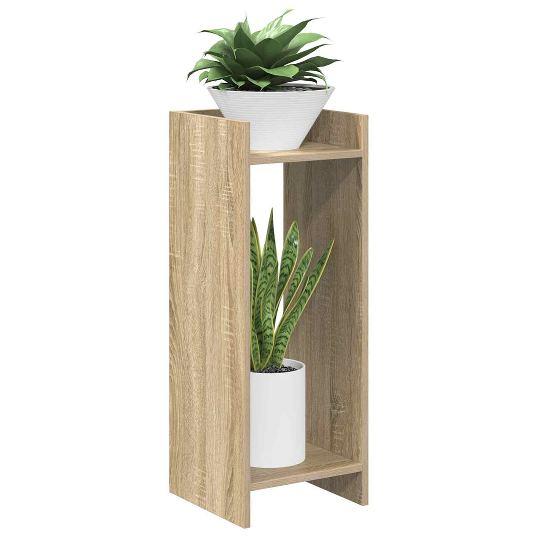 Planteholder Sonoma-eg 30 x 30 x 80 cm Konstrueret træ