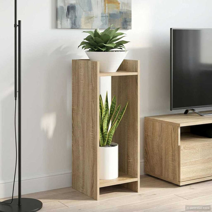 Planteholder 2 pcs Sonoma eg 30 x 30 x 80 cm Konstrueret træ