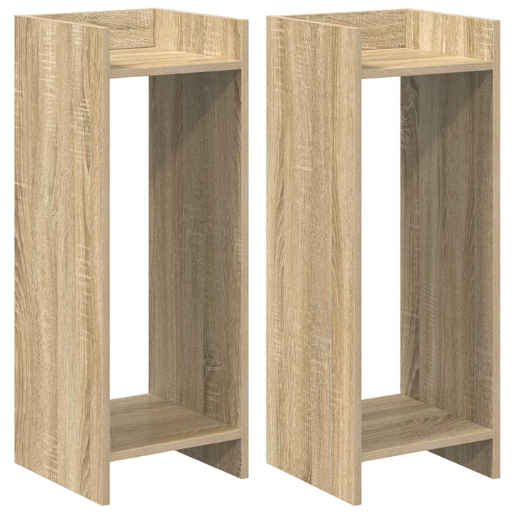 Planteholder 2 pcs Sonoma eg 30 x 30 x 80 cm Konstrueret træ