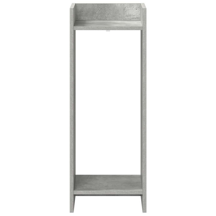 Planteholder BetonGrå 30 x 30 x 80 cm Konstrueret træ