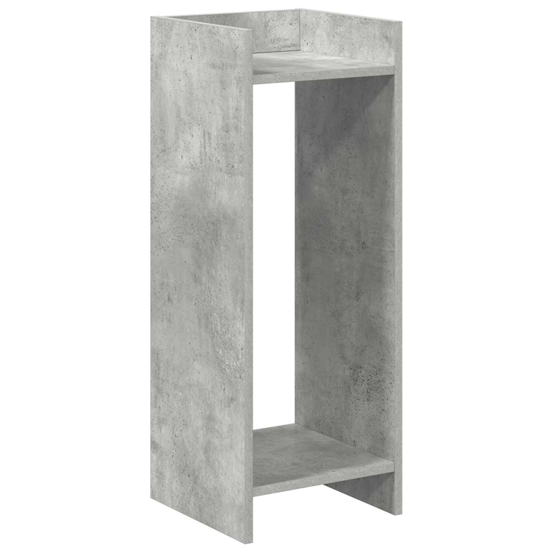 Planteholder 2 pcs BetonGrå 30 x 30 x 80 cm Konstrueret træ