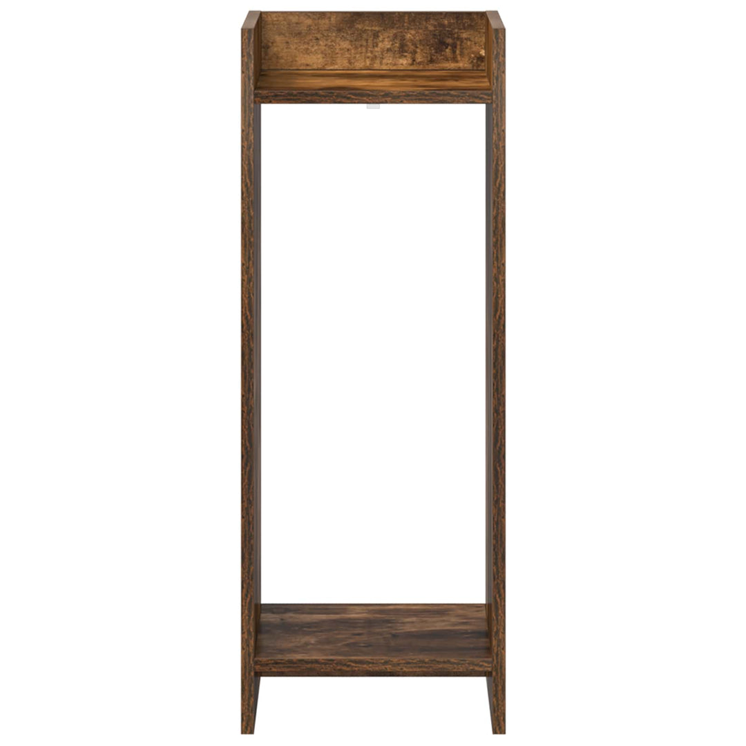 Planteholder 2 pcs Røget Eg 30 x 30 x 80 cm Konstrueret træ