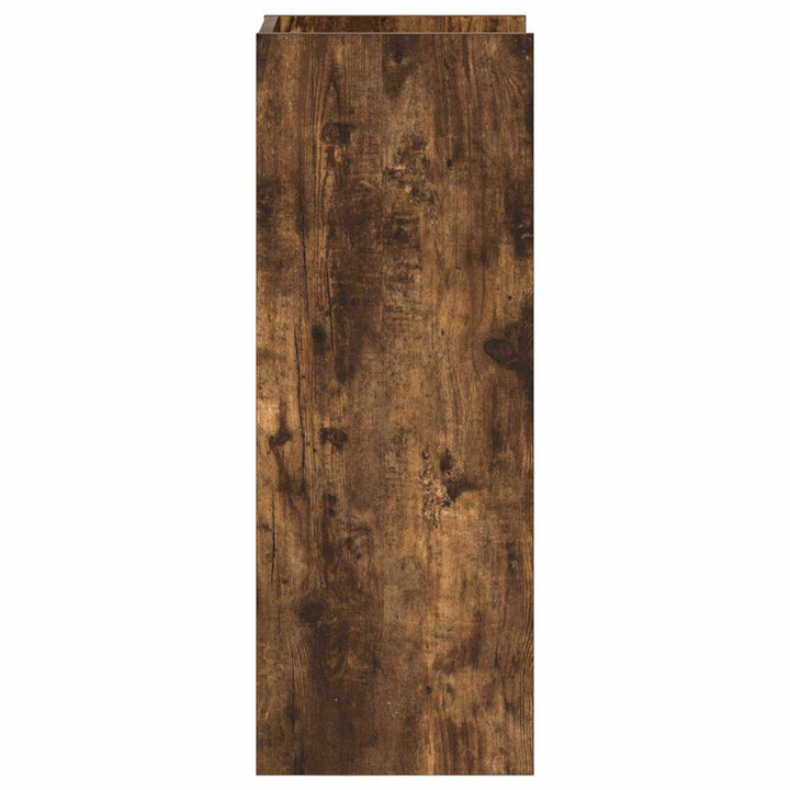 Planteholder 2 pcs Røget Eg 30 x 30 x 80 cm Konstrueret træ