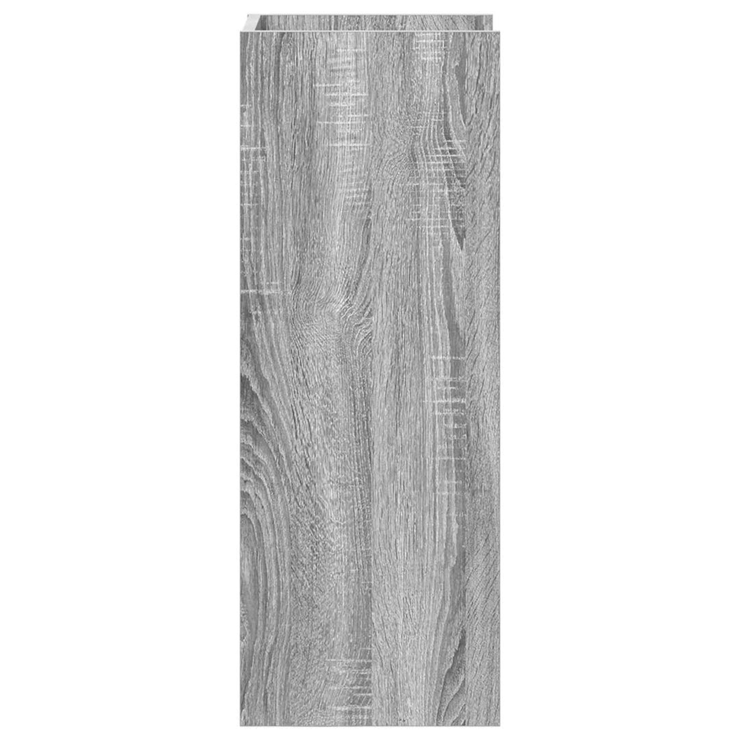 Planteholder Grå Sonoma 30 x 30 x 80 cm Konstrueret træ