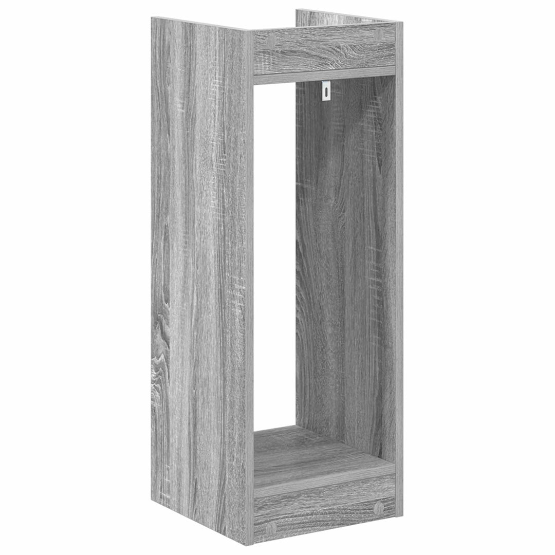 Planteholder 2 pcs Grå Sonoma 30 x 30 x 80 cm Konstrueret træ