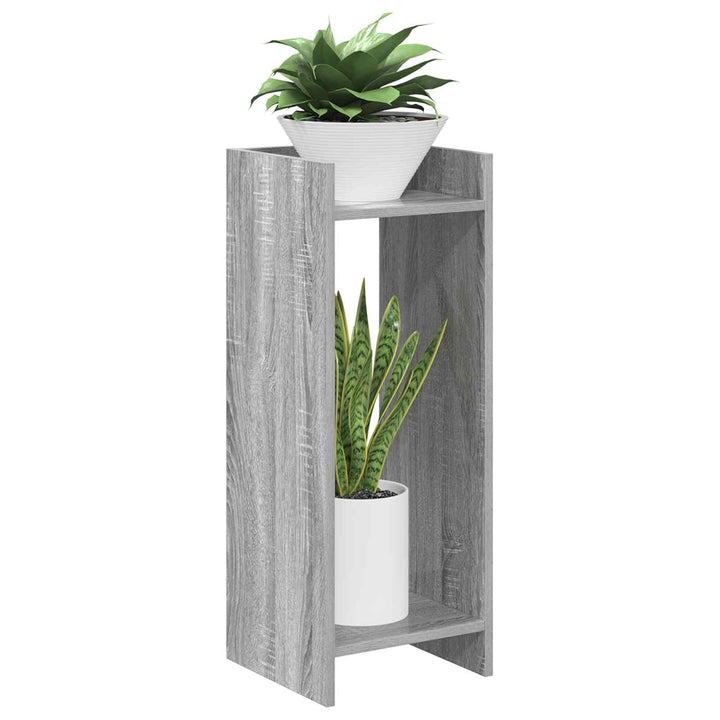 Planteholder 2 pcs Grå Sonoma 30 x 30 x 80 cm Konstrueret træ