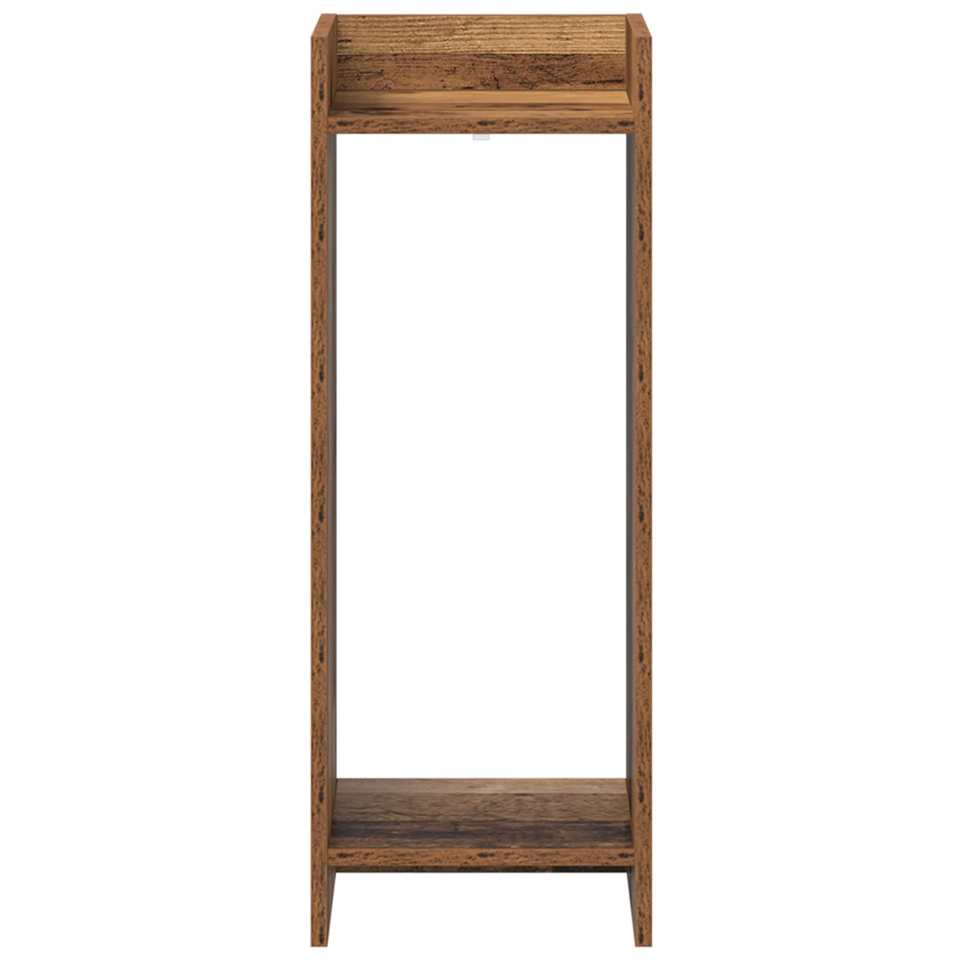 Planteholder Gammelt træ 30 x 30 x 80 cm Konstrueret træ