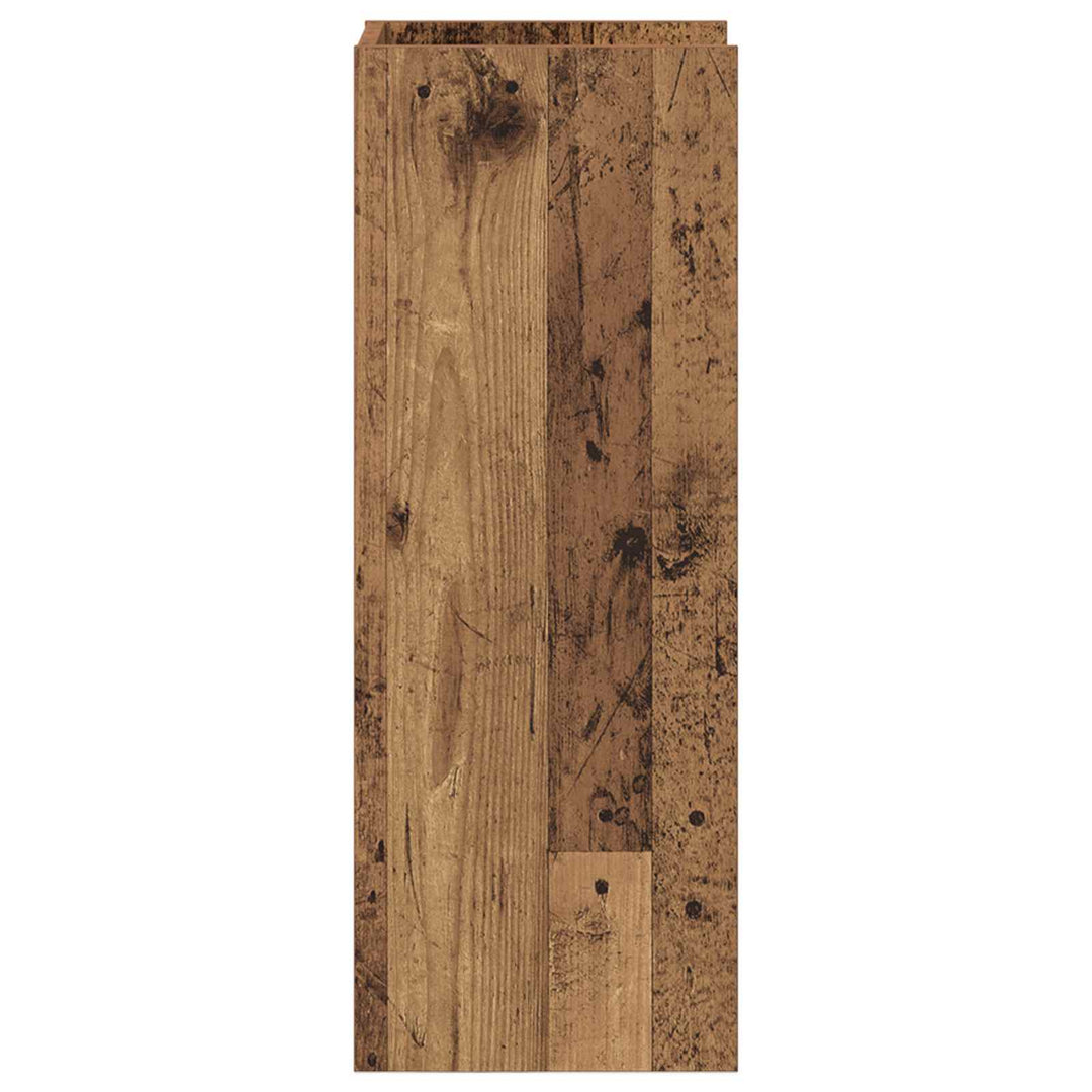 Planteholder Gammelt træ 30 x 30 x 80 cm Konstrueret træ