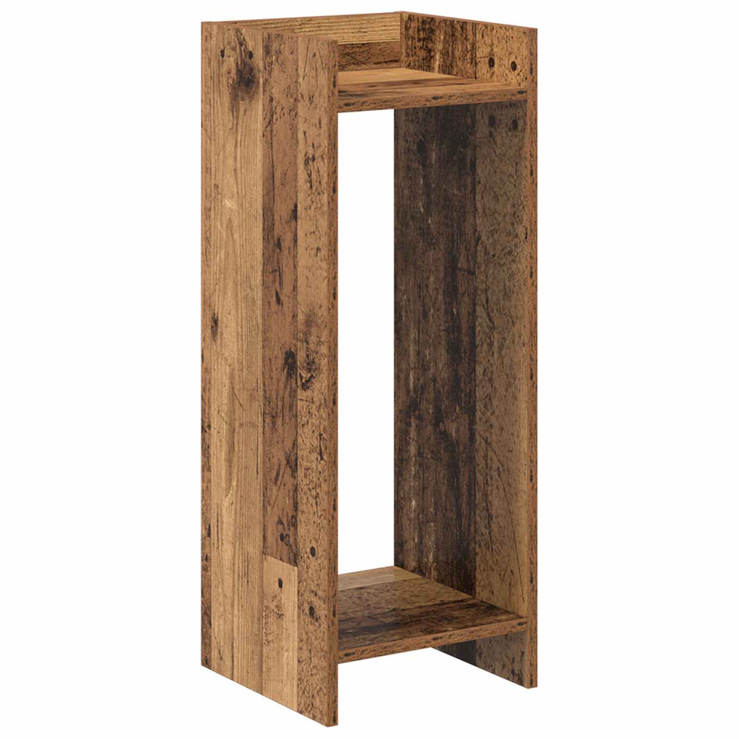 Planteholder 2 pcs Gammelt træ 30 x 30 x 80 cm Konstrueret træ