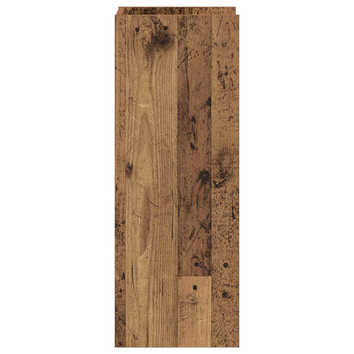 Planteholder 2 pcs Gammelt træ 30 x 30 x 80 cm Konstrueret træ