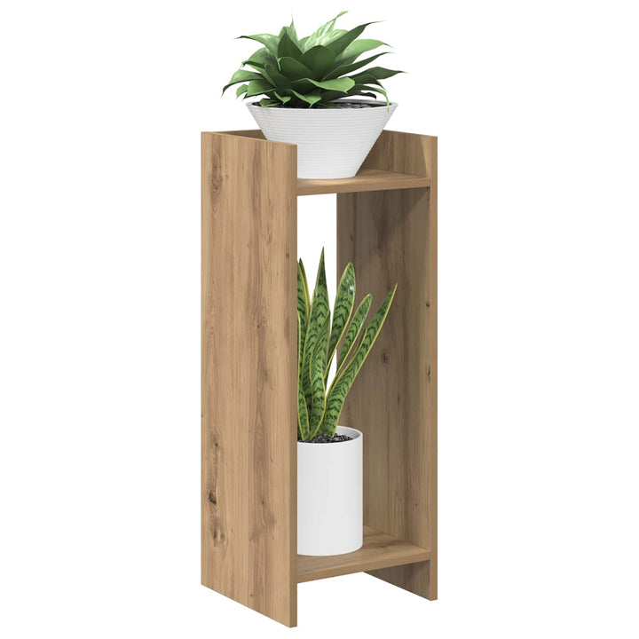 Planteholder Artisan Eg 30 x 30 x 80 cm Konstrueret træ
