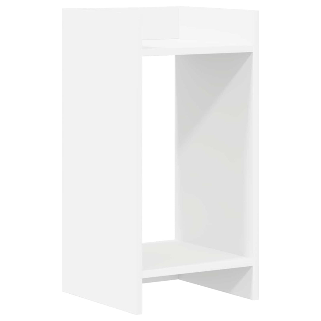 Planteholder Hvid 30 x 30 x 60 cm Konstrueret træ