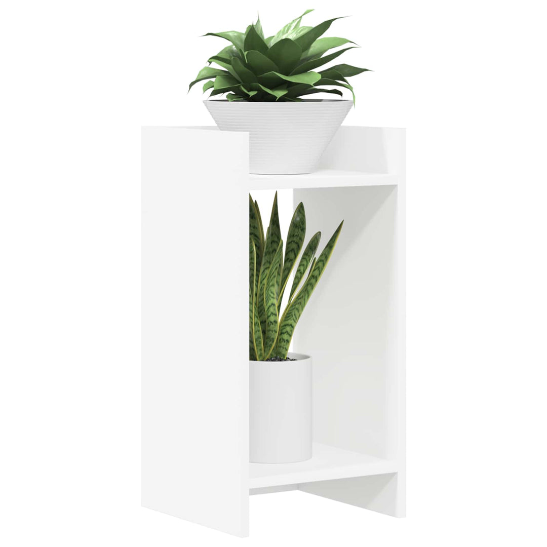 Planteholder Hvid 30 x 30 x 60 cm Konstrueret træ