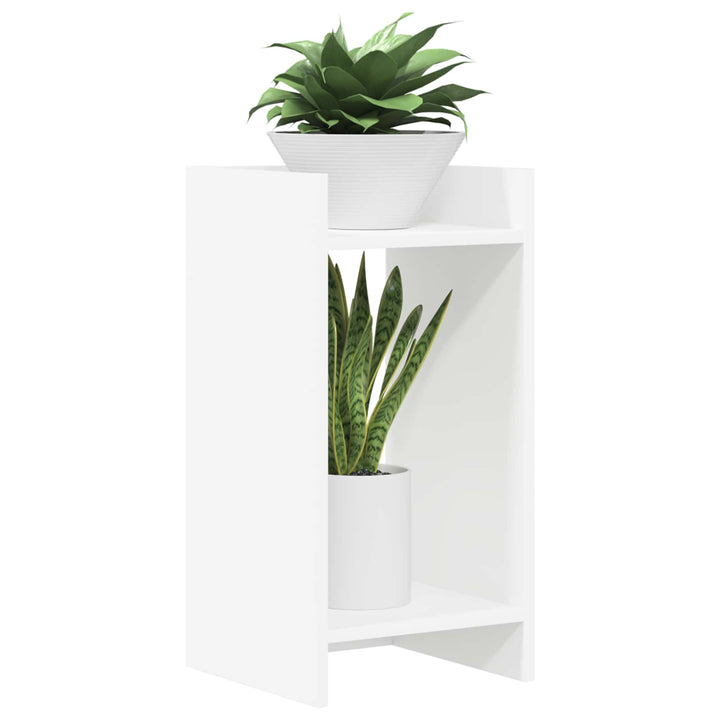 Planteholder Hvid 30 x 30 x 60 cm Konstrueret træ