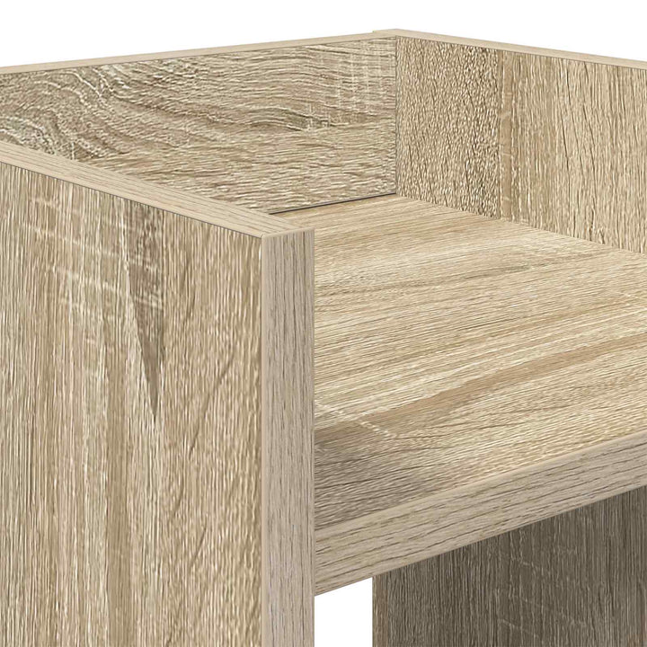 Planteholder Sonoma-eg 30 x 30 x 60 cm Konstrueret træ