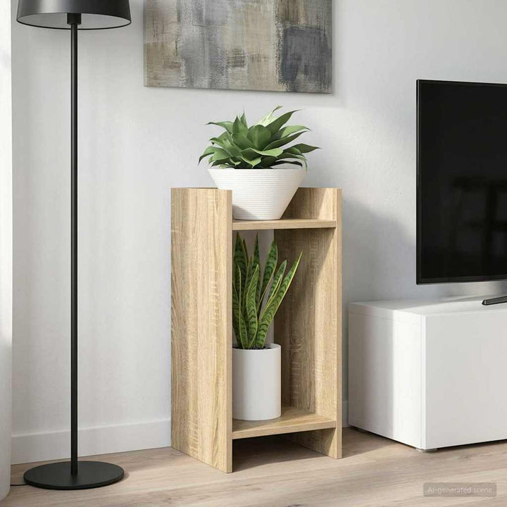 Planteholder Sonoma-eg 30 x 30 x 60 cm Konstrueret træ