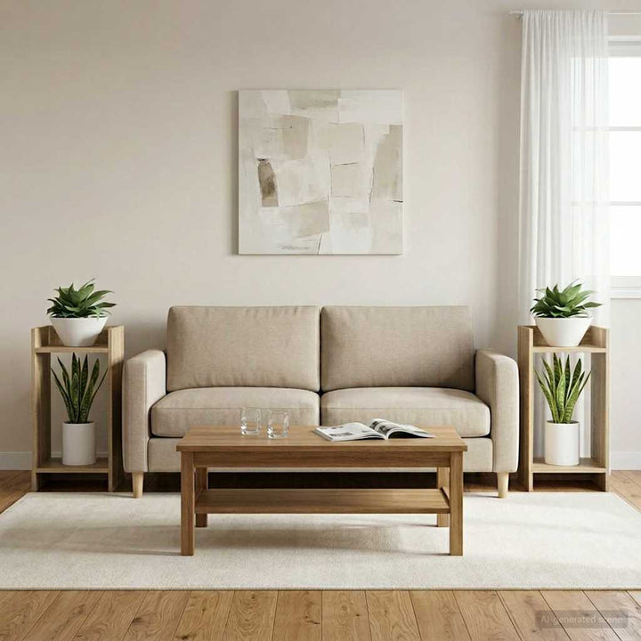 Planteholder 2 pcs Sonoma eg 30 x 30 x 60 cm Konstrueret træ