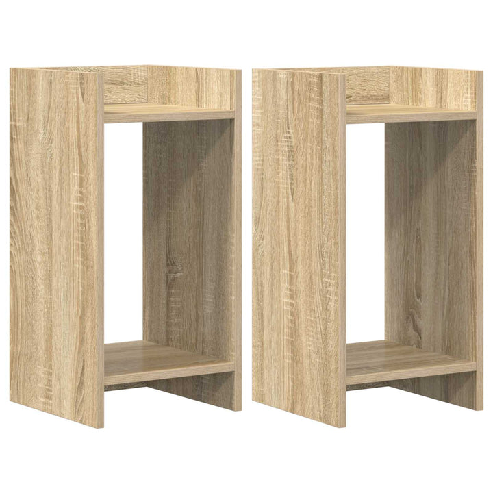 Planteholder 2 stk. Sonoma eg 30 x 30 x 60 cm Konstrueret træ