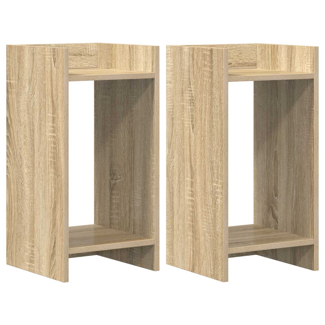 Planteholder 2 pcs Sonoma eg 30 x 30 x 60 cm Konstrueret træ