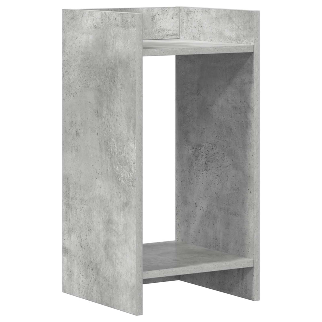 Planteholder Betongrå 30 x 30 x 60 cm Konstrueret træ