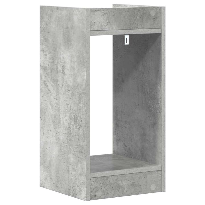 Planteholder Betongrå 30 x 30 x 60 cm Konstrueret træ