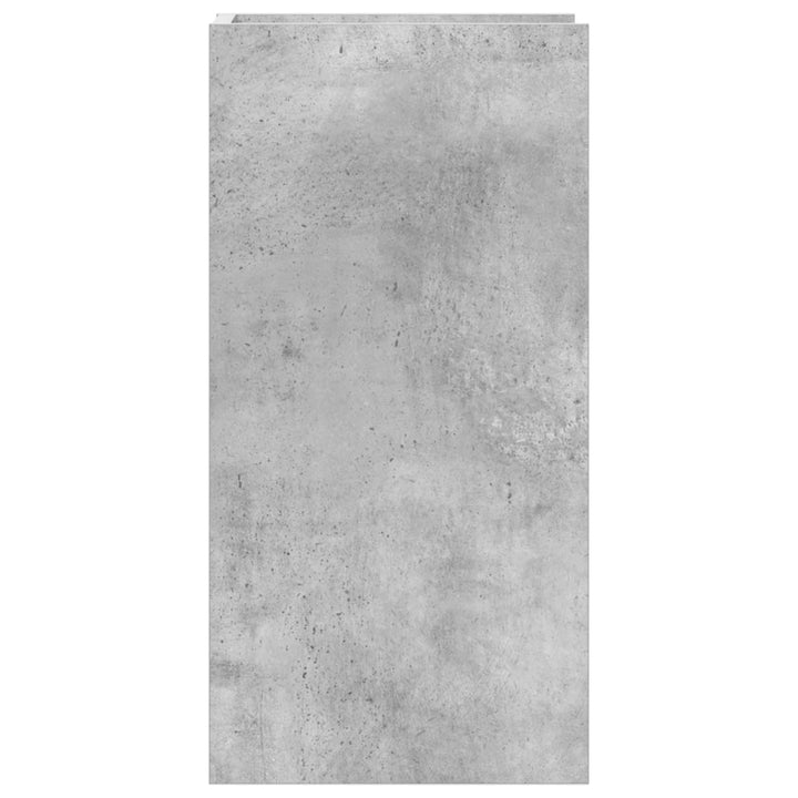 Planteholder Betongrå 30 x 30 x 60 cm Konstrueret træ