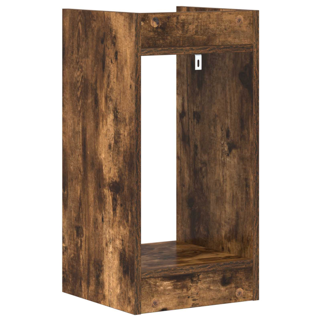 Planteholder Røget eg 30 x 30 x 60 cm Konstrueret træ