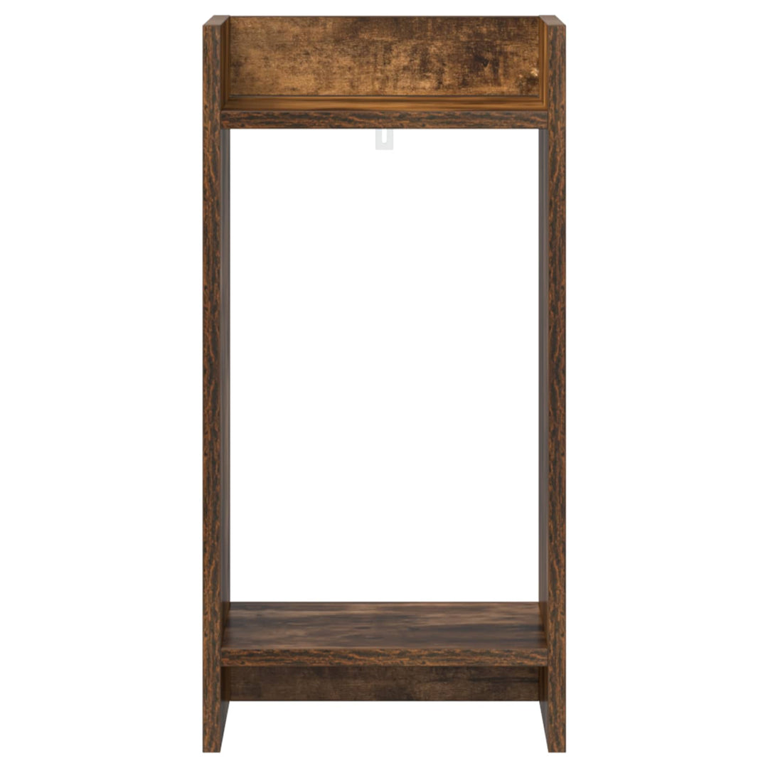 Planteholder 2 stk. Røget eg 30 x 30 x 60 cm Konstrueret træ