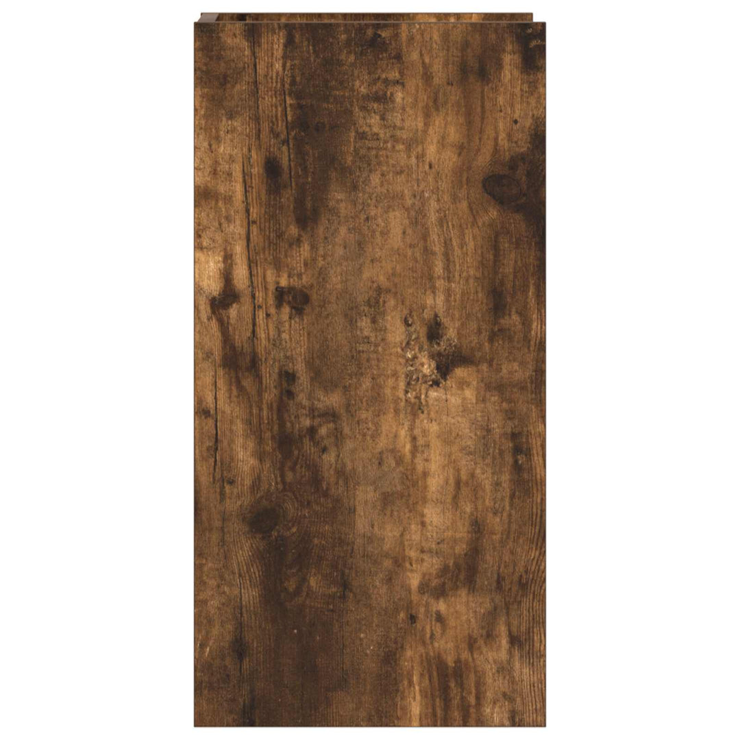 Planteholder 2 stk. Røget eg 30 x 30 x 60 cm Konstrueret træ