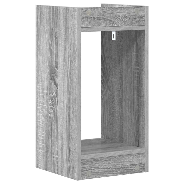 Planteholder Grå Sonoma 30 x 30 x 60 cm Konstrueret træ