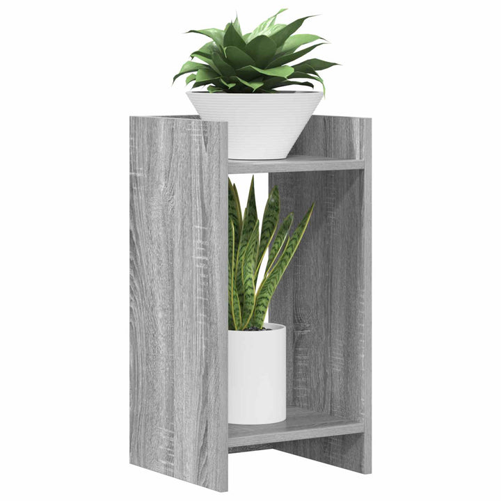 Planteholder Grå Sonoma 30 x 30 x 60 cm Konstrueret træ