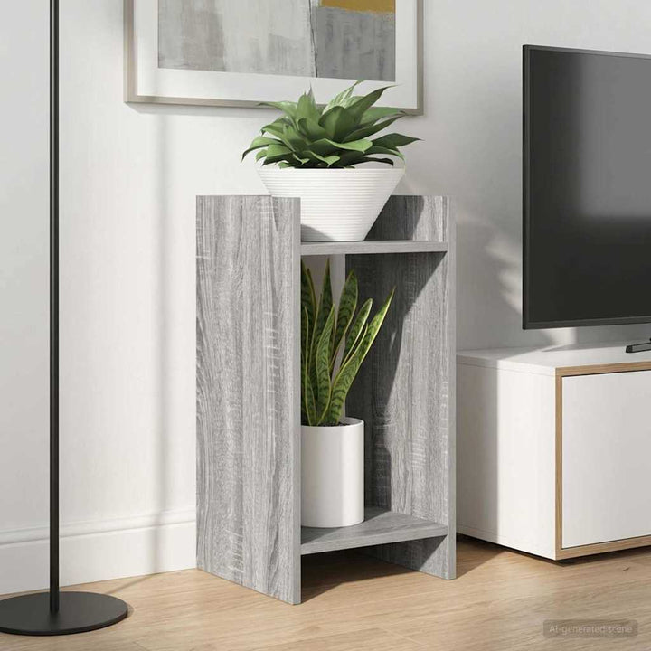 Planteholder 2 pcs Grå Sonoma 30 x 30 x 60 cm Konstrueret træ
