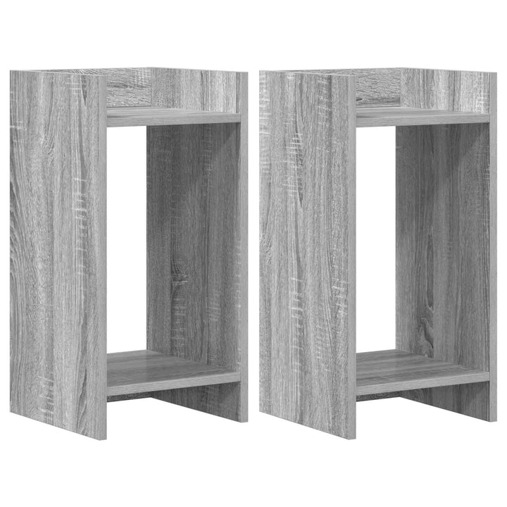 Planteholder 2 pcs Grå Sonoma 30 x 30 x 60 cm Konstrueret træ
