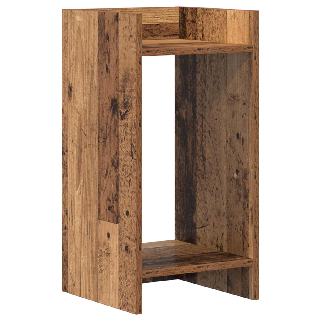 Planteholder 2 pcs Gammelt træ 30 x 30 x 60 cm Konstrueret træ