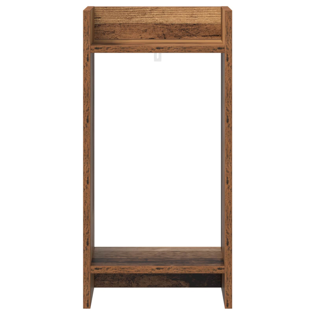 Planteholder 2 stk. Gammelt træ 30 x 30 x 60 cm Konstrueret træ